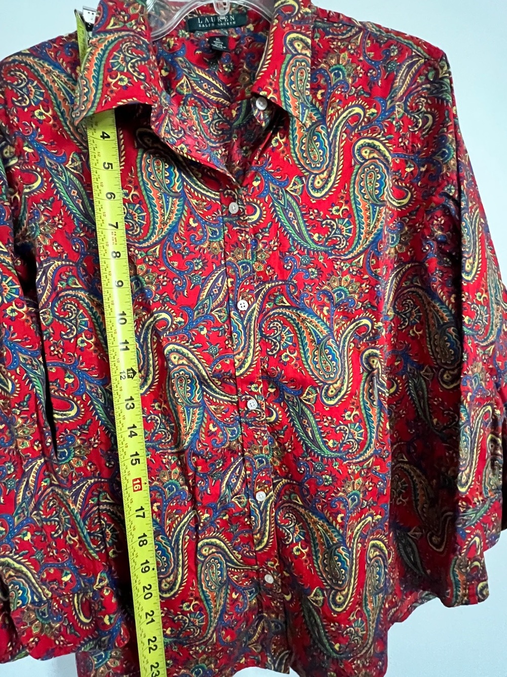 Lauren Ralph Lauren Paisley Shirt - Picture 8 of 9